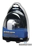 Manhattan Wall AC Power to USB Female Charger for the Apple Ipods, Mp3 Players and PDAs