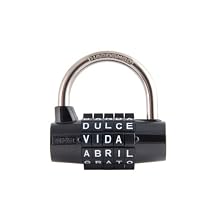 Wordlock 5-Wheel Spanish Padlock