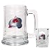 Colorado Avalanche NHL Boilermaker Set - Primary Logo by Great American Products