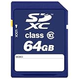 SDXC 64GB クラス10(class10)超高速 ハイビジョン録画対応【ノーブランド品】