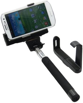 PDXD Wireless Bluetooth Mobile Phone Monopod Extendable Camera Shooting Handheld Monopod for Smatphone bluetooth monopod for IOS4.0 or Android 3.0 And Up Gerneration Smartphone, Iphone, Samsung(Black for IOS4.0 or above)