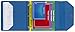 Mead Trapper Keeper 1.5 Inch Binder, 3 Ring Binder, Red (72680)