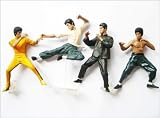 BRUCE LEE SET OF 4 BANDAI ACTION FIGURE KUNG FU MASTER LEGEND - FIST OF FURY, INTERCEPTING FIST, RISING DRAGON THE BIG BOSS, ENTER THE DRAGON, GAME OF DEATH (Original from TheBestMoment @ Amazon)IMAGE