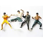 BRUCE LEE SET OF 4 BANDAI ACTION FIGURE KUNG FU MASTER LEGEND - FIST OF FURY, INTERCEPTING FIST, RISING DRAGON THE BIG BOSS, ENTER THE DRAGON, GAME OF DEATH (Original from TheBestMoment @ Amazon)