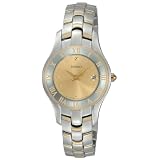 Seiko Ladies Two-Tone Champagne Dial Dress Watch #SXDB72 by Seiko