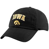 Iowa Hawkeyes Black Classic Campus Adjustable Slouch Hat