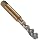 Dormer MTT-X E007/MTT-X E017 Powdered Metal Spiral Flute Threading Tap, Gold Oxide Finish, Round Shank With Square End, Modified Bottoming Chamfer