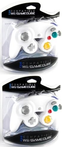 Gen Two GameCube/Wii Compatible Controllers, White