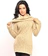 The Olian Draped Cowl Neck Sweater