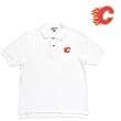 Calgary Flames NHL Boys "Original" Pique Polo Shirt (White)