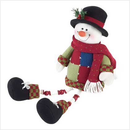 Plush Snowman Shelf Sitter