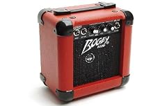 Red Guitar Practice Amp: 10 watt (10w) Twin Channel Practice Amplifier for Electric Guitar