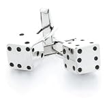 Bling Jewelry Mens Cufflinks Sterling Silver Vegas Gambler Dice