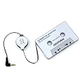IOMAX Car Cassette Adapter for iPod and MP3 Players - Retractable Cable