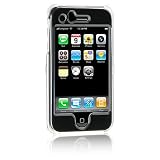 Crystal Clear Transparent Snap-On Cover Hard Case Cell Phone Protector for Apple iPhone 3G 2nd Gen Generation Comes with Optional Belt Clip