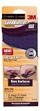 3M SandBlaster 423-120 Flexible Sanding Pad, 3.7 x 9.25-Inch, 120-Grit, Rectangle, 2-Sheet