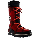 Sorel Women's Glacy Explorer Cold Weather Boot, Red Dahlia, 9 M US