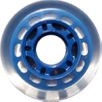 BLUE 76mm 78A Inline Skate Wheels indoor Hockey