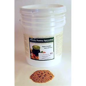 Ezekiel Bread Grains Mix - Organic - 35 Lbs - Also Called Bible Bread or Manna Bread -... by Handy Pantry