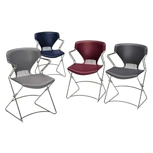 Olson Flex Stacker Chair with Arms, Lava, 4 Chairs per Carton (HONFLEX0211)...