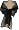 Black Sheer Organza Evening Wrap Shawl for Prom Wedding Bride