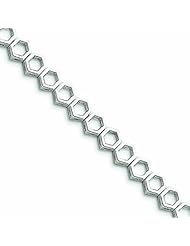 Genuine 14K White Gold White Gold Holds Up To 29 2.5mm Stones Add-A-Diamond Tennis Bracelet Mo 15 Grams Of Gold 100% Satisfaction Guaranteed.