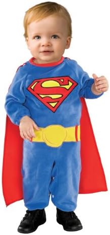 Superman Romper Costume With Removable Cape