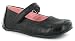 Princess Stardust "Viva" Girls Ballerina Style Shoes With Velcro Fastening - Black