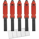 Label the Cable Original LTC Klettkabelbinder mit Label 5er Set grau