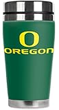 Mugzie Oregon Ducks Travel Mug with Insulated Wetsuit Cover, 16 oz, Green