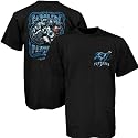 Carolina Panthers Black Runback Graphic T-shirt