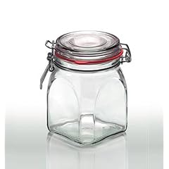 Cap+Cro - 6 St�ck Drahtb�gelgl�ser 900 ml, mit rotem Gummiring und Glasdeckel