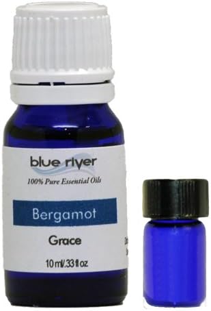 Bergamot Essential Oil with Free Pocket Vial. 100% Pure, Undiluted. 10ML Blue River.