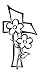 G¿termann / KnorrPrandell 1827937 - Butterer Stempel Kreuz mit Blume