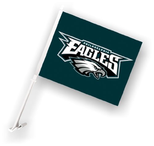 NFL Philadelphia Eagles Car Flag with Wall Brackett