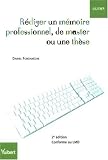 R�diger un m�moire professionnel, de master ou une th�se