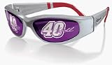 Sterling Marlin Titan Sunglasses (Silver Red Tip) by Jax