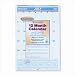 At-A-Glance AY3-28 Ruled Daily Blocks Monthly Academic Wall Calendar, for 2009, 15-1/2 x 22-3/4