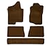 Premier Custom Fit 5-piece Set Carpet Floor Mats for Toyota Sienna (Premium Nylon, Caramel)