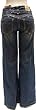 RED PEPPER 7169-1 Size 29 Women's Flare Jeans Embroidery Embroidered Distressed