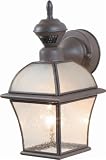 Heath Zenith Sl-4154-RS Solid Brass Motion Activated Lantern, Rust