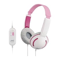 JVC HA-KD10-P Tiny Headphones for Kids - Pink