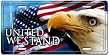 United We Stand Eagle License Plate