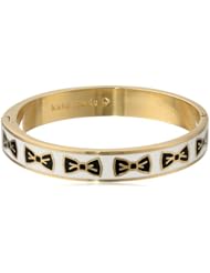 kate spade new york "Idiom Bangles" Tie One on Hinged Bangle Bracelet, 2.1"