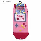 ゲームオーバー スニーカーソックスかわいい靴下通販/【ピンク 】