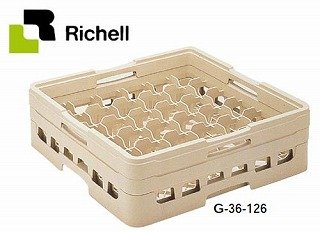 リッチェル　36仕切り　グラスラック　G-36-90