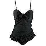 Bikini Set Tankini Black