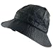 New Black - Rain Fisherman Crusher Bucket Foldable Hat ** Small / Medium
