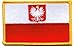 Poland iron-on embroidered patch