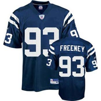 Dwight Freeney Colts Blue Reebok Replica Jersey - Size 52 - XL